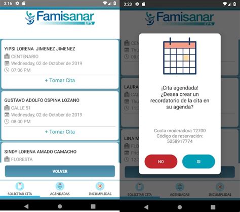 sacar cita de famisanar|Famisanar EPS Cómo agendar y cancelar turnos virtuales